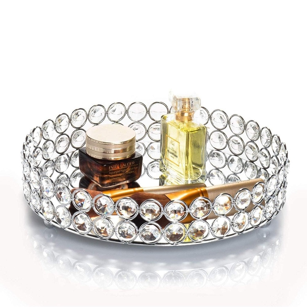 Elegant Crystal Vanity Tray ✨